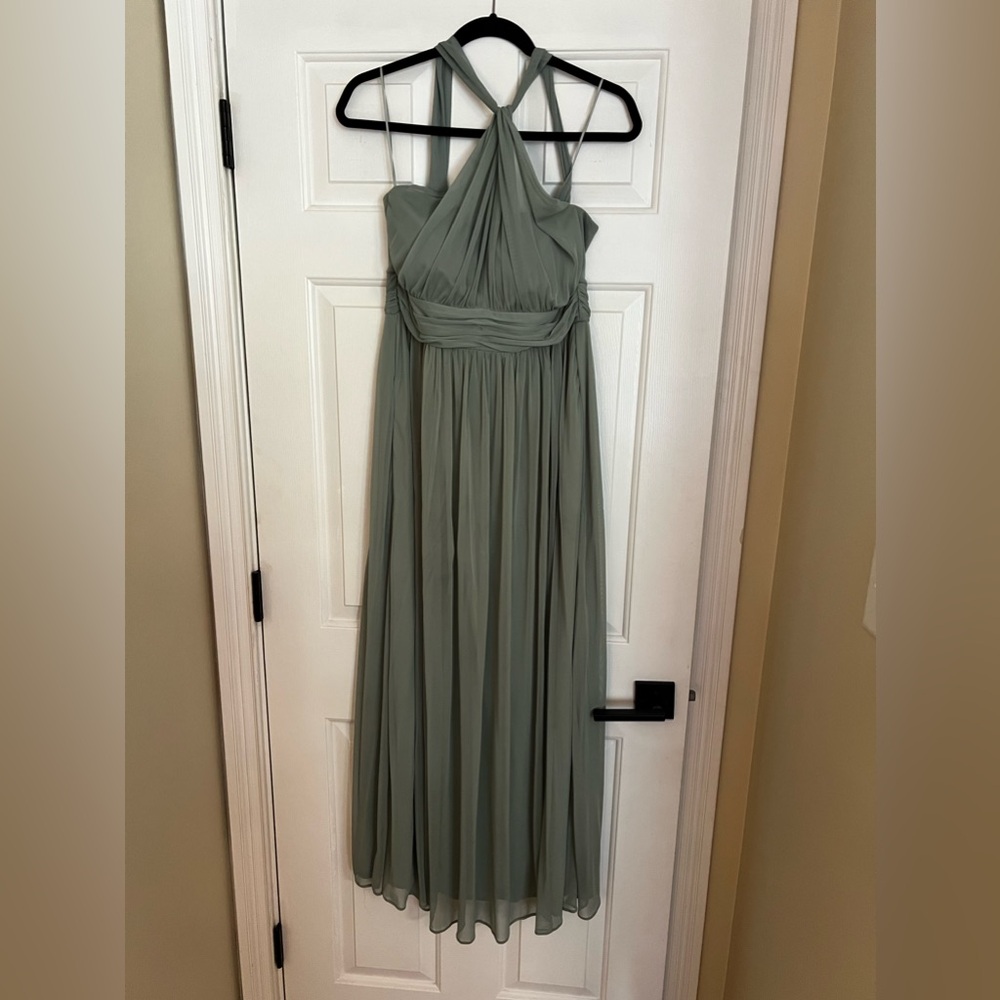 Sage Halter dress by Birdy Grey
